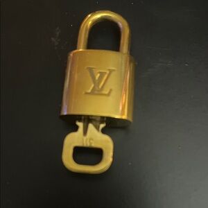 Louis Vuitton Luxurious Gold Lock